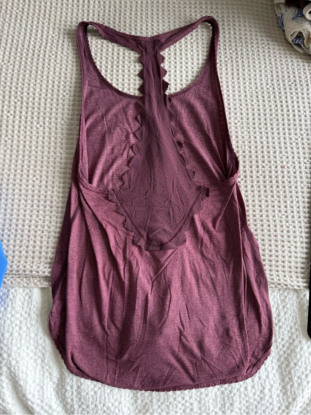 lululemon athletica Mesh-Back Racerback Tank in Plum